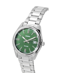 Casio UTP-1302PD-3A1VDF Unisex Silver/Green Analog Watch