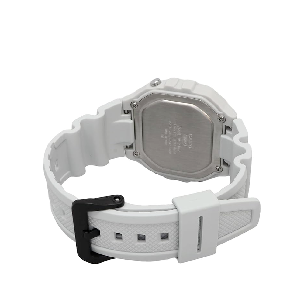 Casio W-218H-8BVDF Men's White/Black Digital Watch