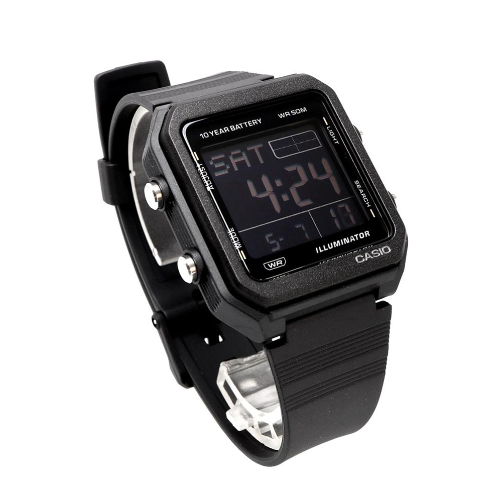 Casio W-221H-1BVDF Unisex Black/Grey Digital Watch