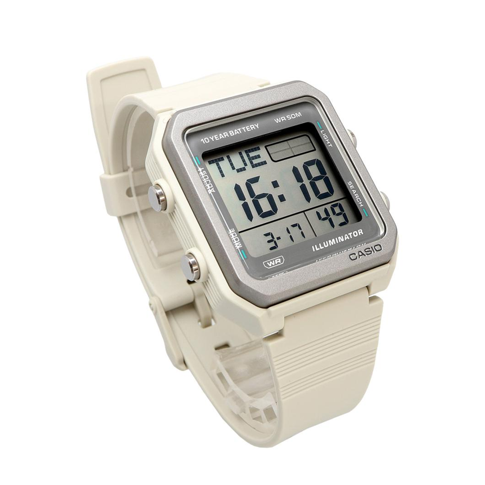 Casio W-221H-8AVDF Unisex Grey Digital Watch