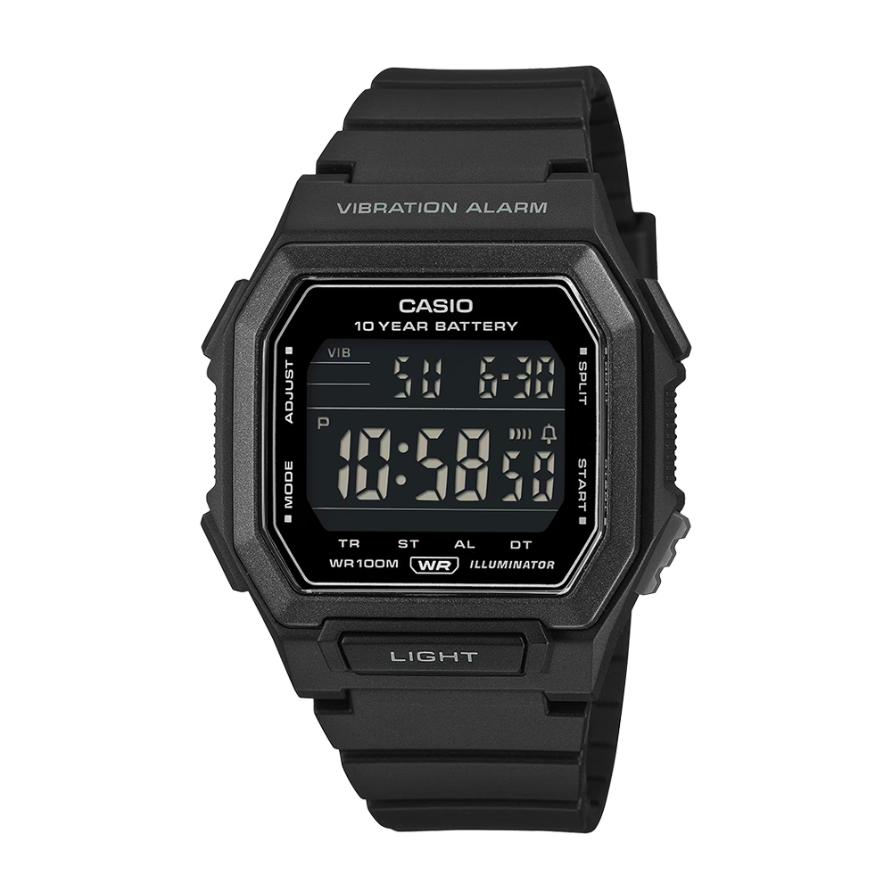 Casio W-738H-1BVDF Men's Black Digital Watch