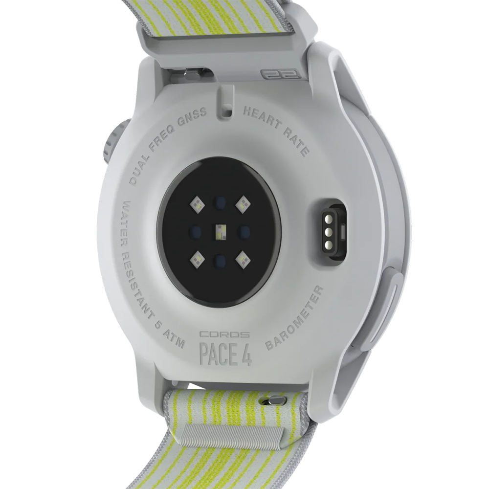 Coros W335-WHITE-NYLON PACE 4 GPS Sport Watch