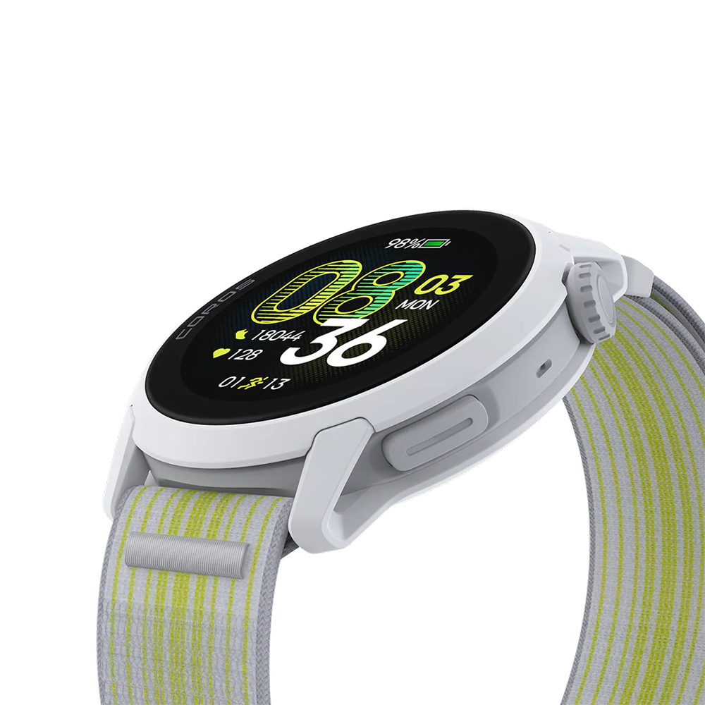Coros W335-WHITE-NYLON PACE 4 GPS Sport Watch