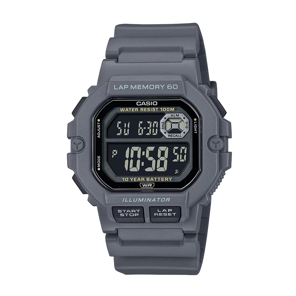 Casio WS-1400H-8BVDF Men's Grey/Black Digital Watch