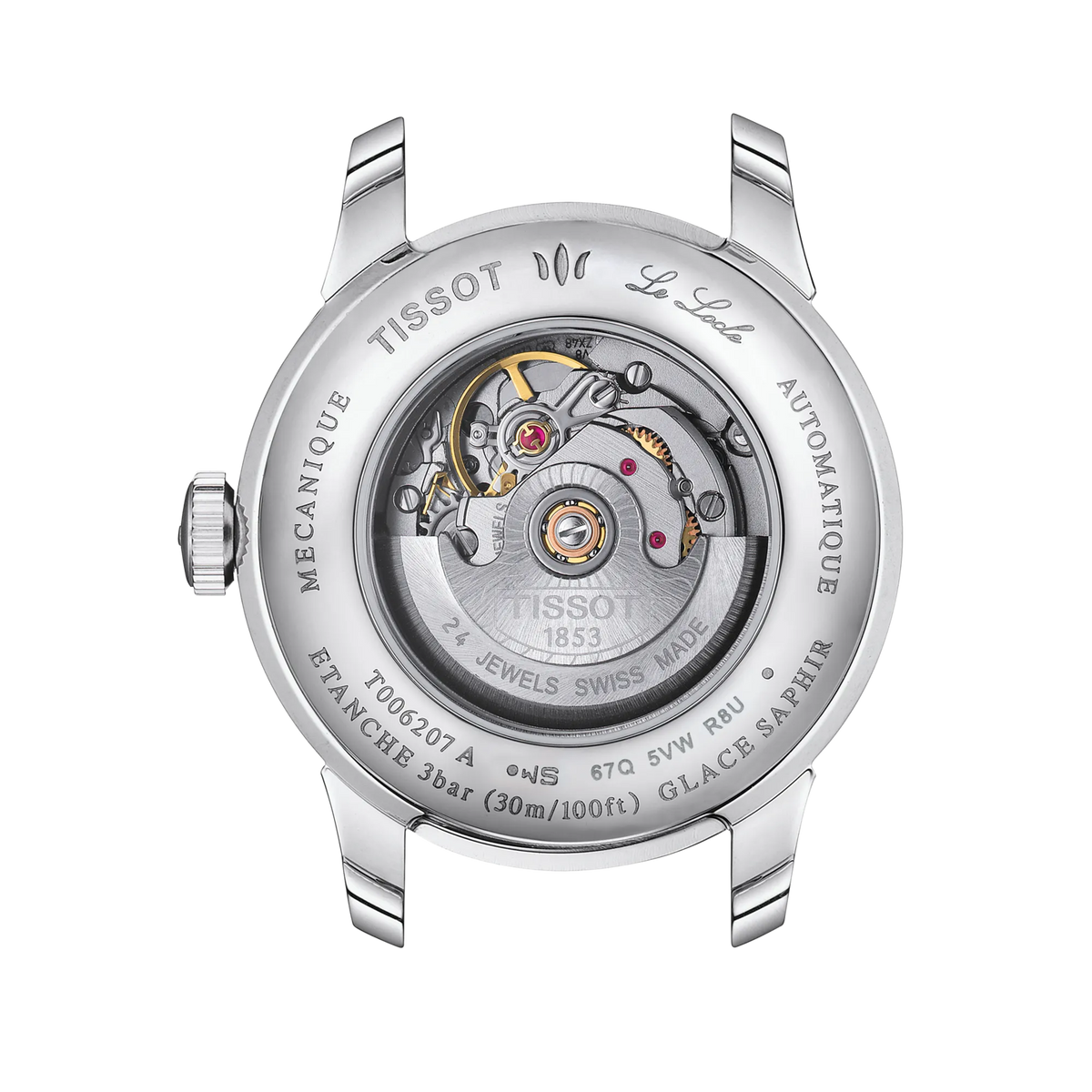 Tissot Le Locle Automatic Lady (29.00) T006.207.11.036.00 Women's Automatic Watch - caseback / rear (image 3)