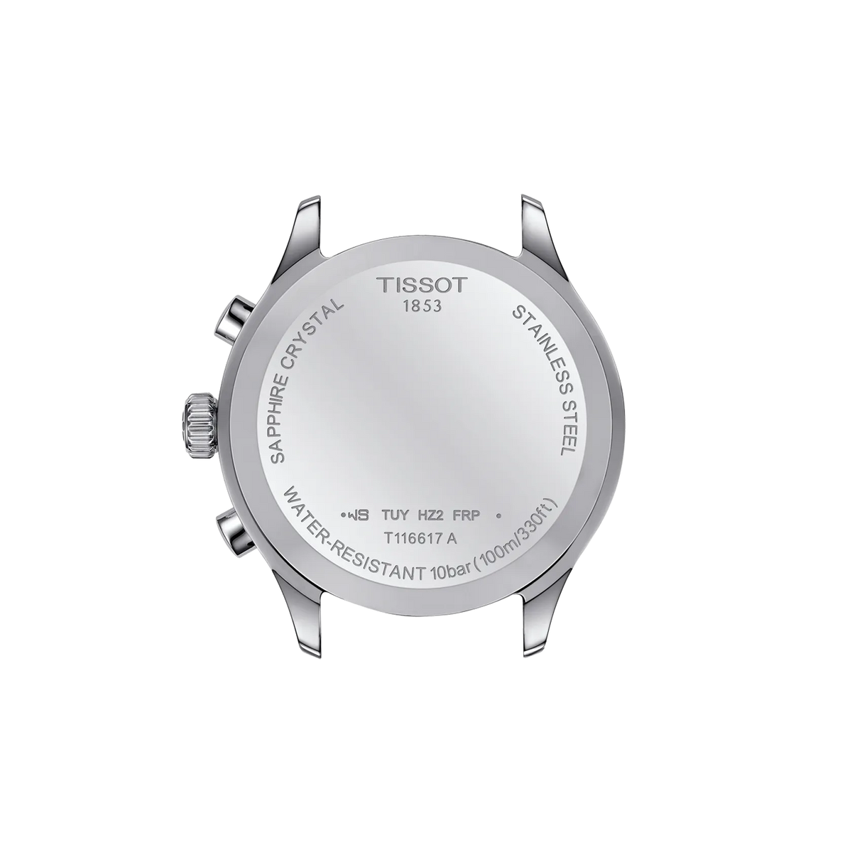 Tissot Chrono XL Classic 45mm T116.617.16.092.00 Men's Quartz Chronograph Watch - caseback / rear (image 3)