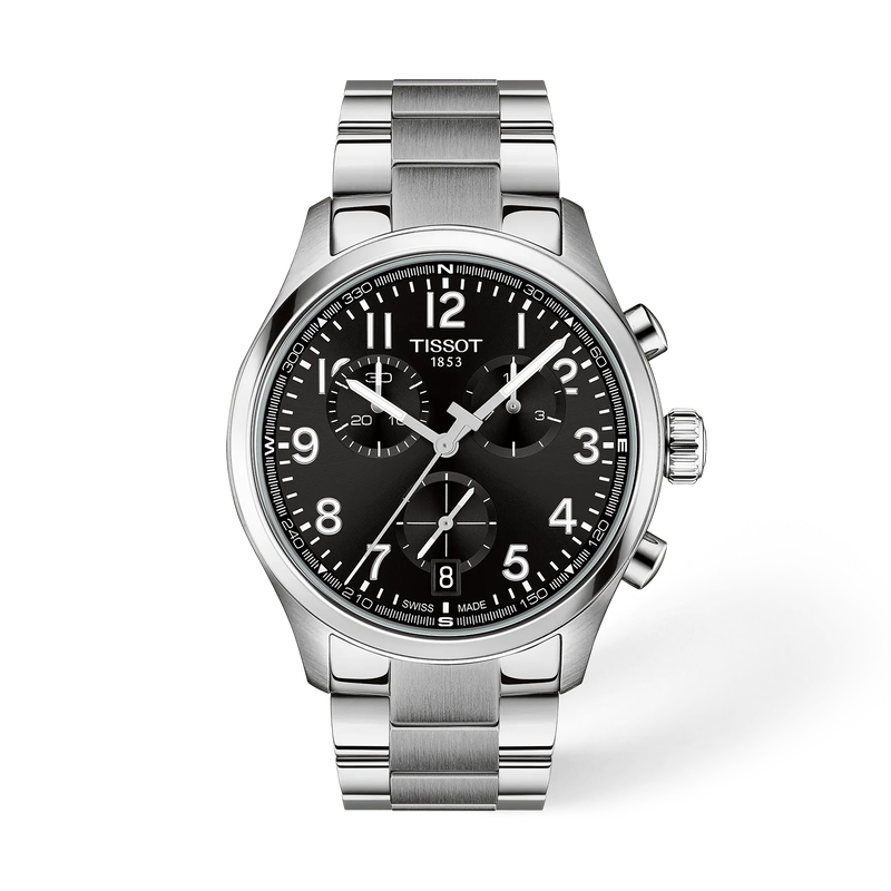 Tissot Chrono L 42mm T116.417.11.052.00 Men's Quartz Chronograph Watch - front view