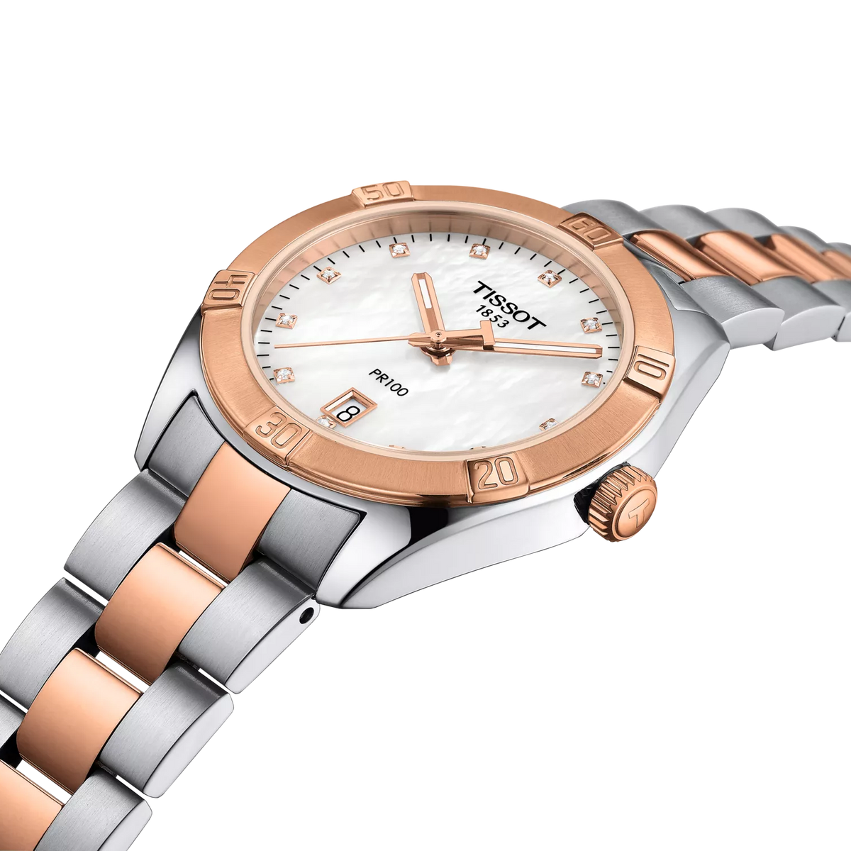 Tissot PR 100 Sport Chic 36mm T101.910.22.116.00 Women's Quartz Watch - product detail (image 3)