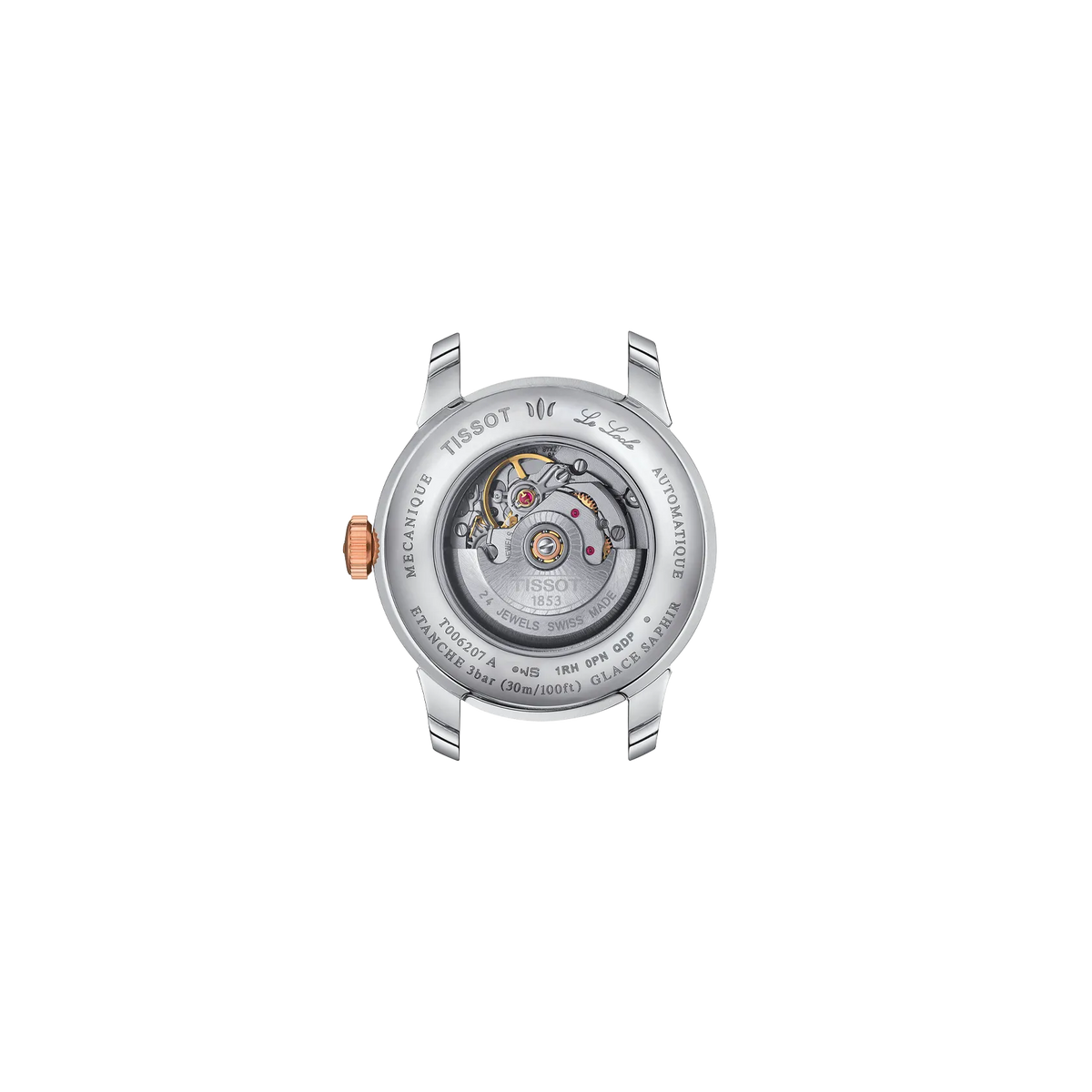 Tissot Le Locle 29mm T006.207.22.116.00 Women's Automatic Watch - caseback / rear (image 3)