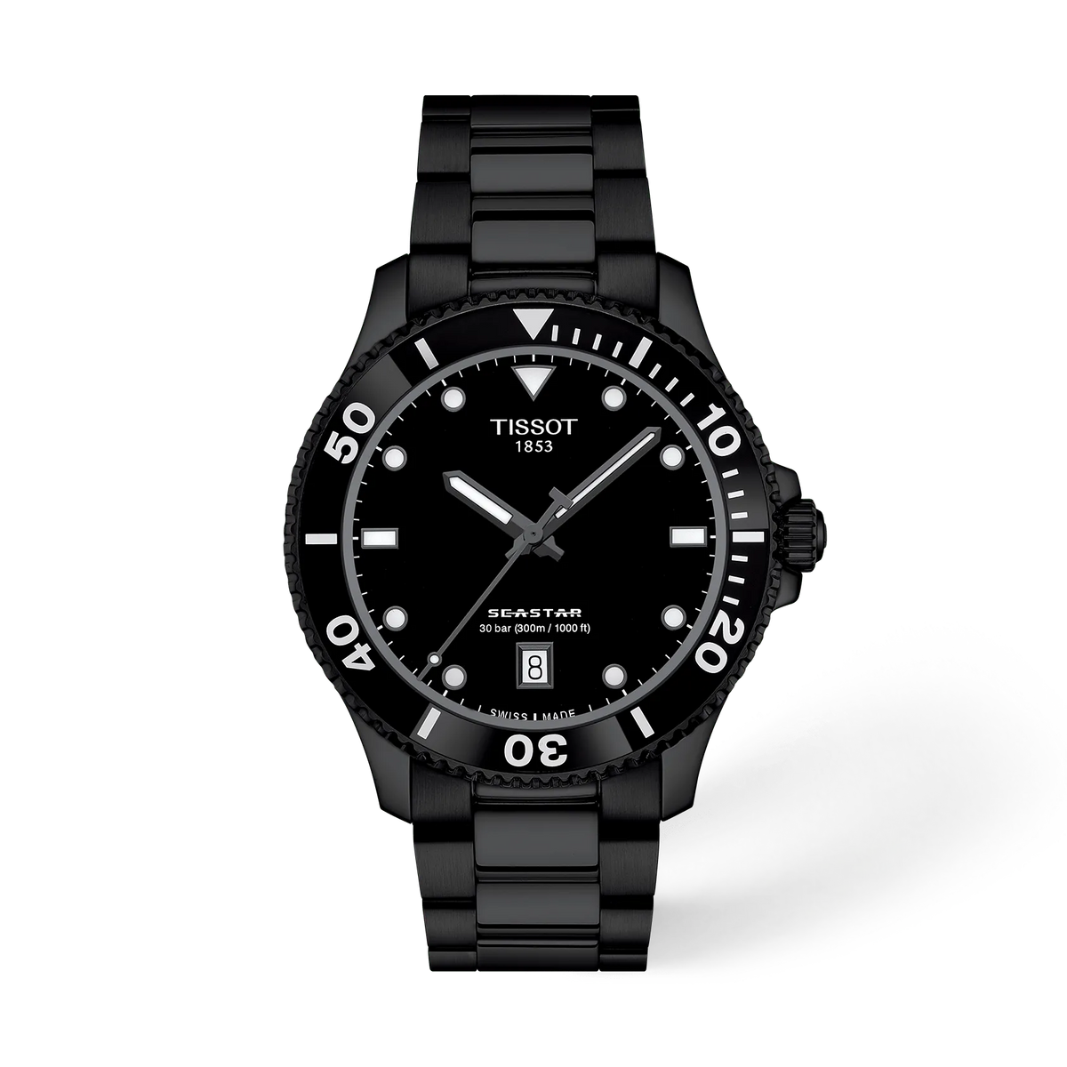 Tissot Seastar 1000 40mm T120.410.33.051.00 Unisex Quartz Watch - front (image 1)