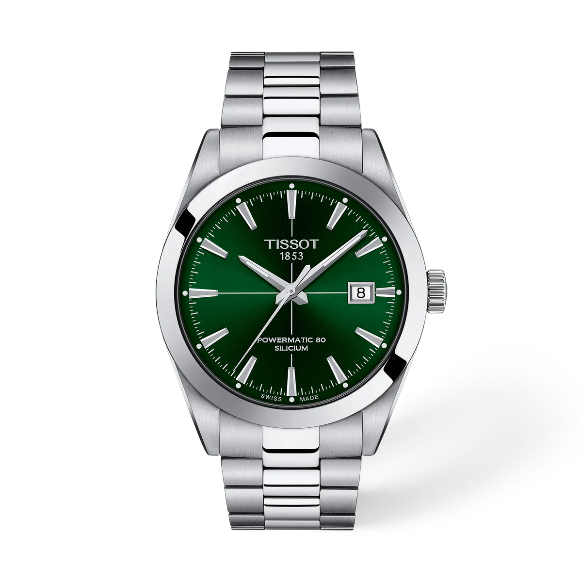 Tissot Gentleman 40mm T127.407.11.091.01 Men's Automatic Watch - front (image 1)