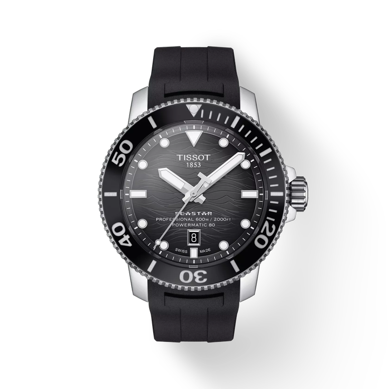 Tissot Seastar 2000 46mm T120.607.17.441.00 Men's Automatic Watch - front view