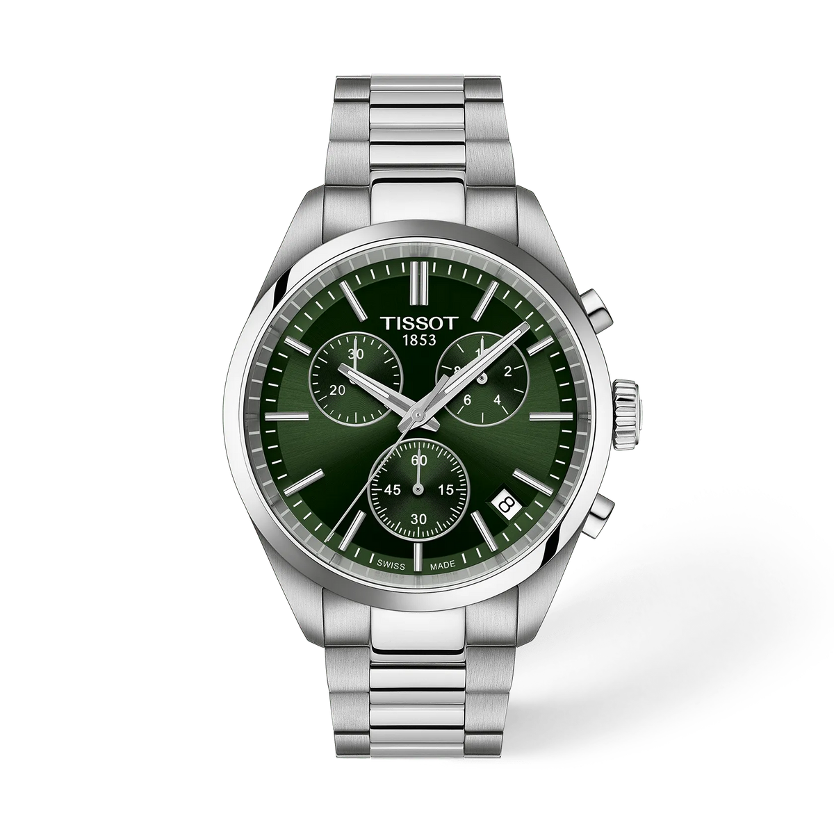 Tissot PR 100 40mm T150.417.11.091.00 Men's Quartz Chronograph Watch - front (image 1)