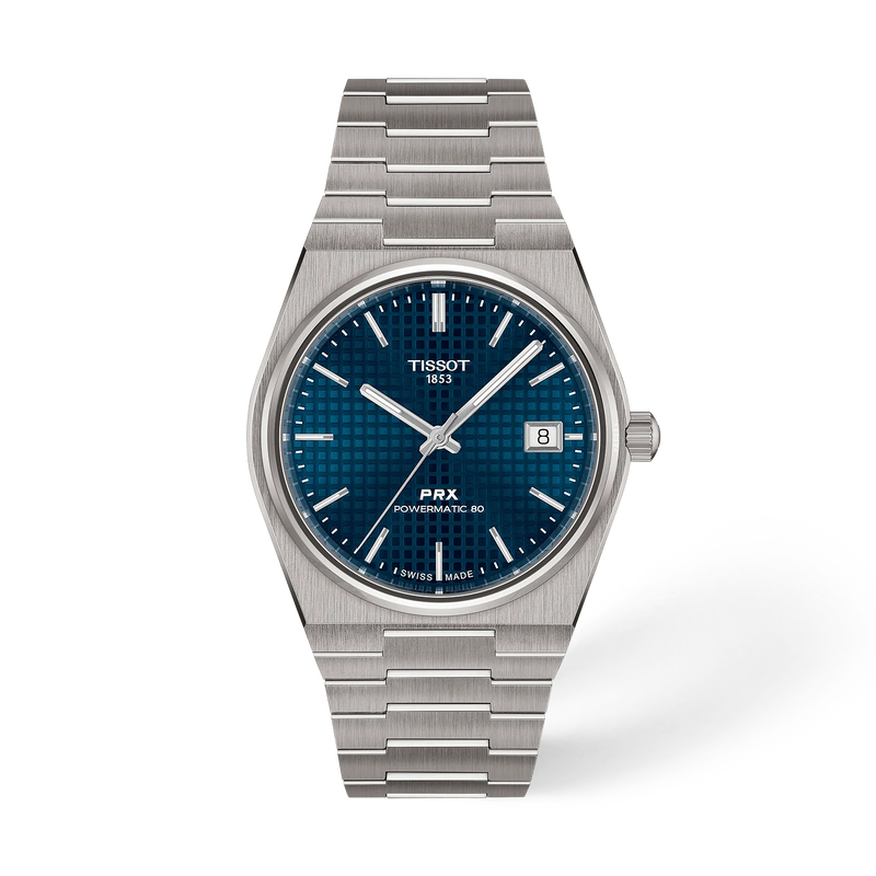 Tissot PRX Titanium 38mm T137.807.44.041.00 Unisex Automatic Watch - front view