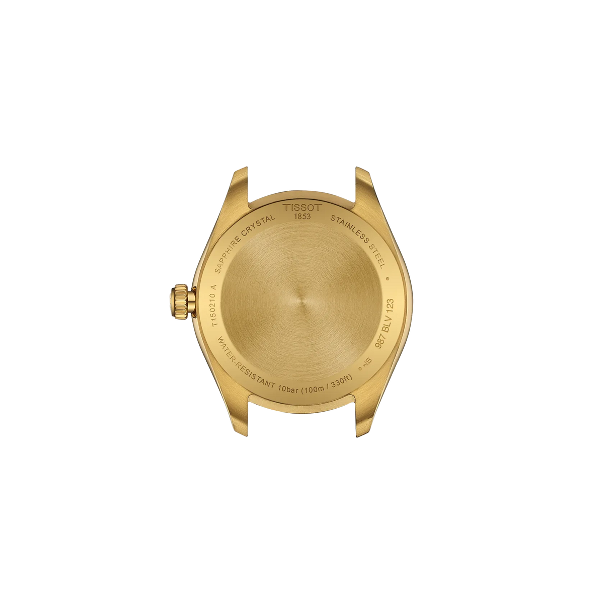 Tissot PR 100 34mm T150.210.33.021.00 Unisex Quartz Watch - caseback / rear (image 3)