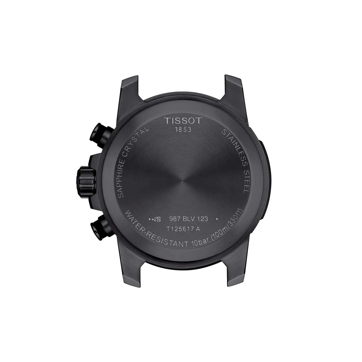 Tissot Supersport Chrono 45.5mm T125.617.33.051.00 Men's Quartz Chronograph Watch - caseback / rear (image 3)