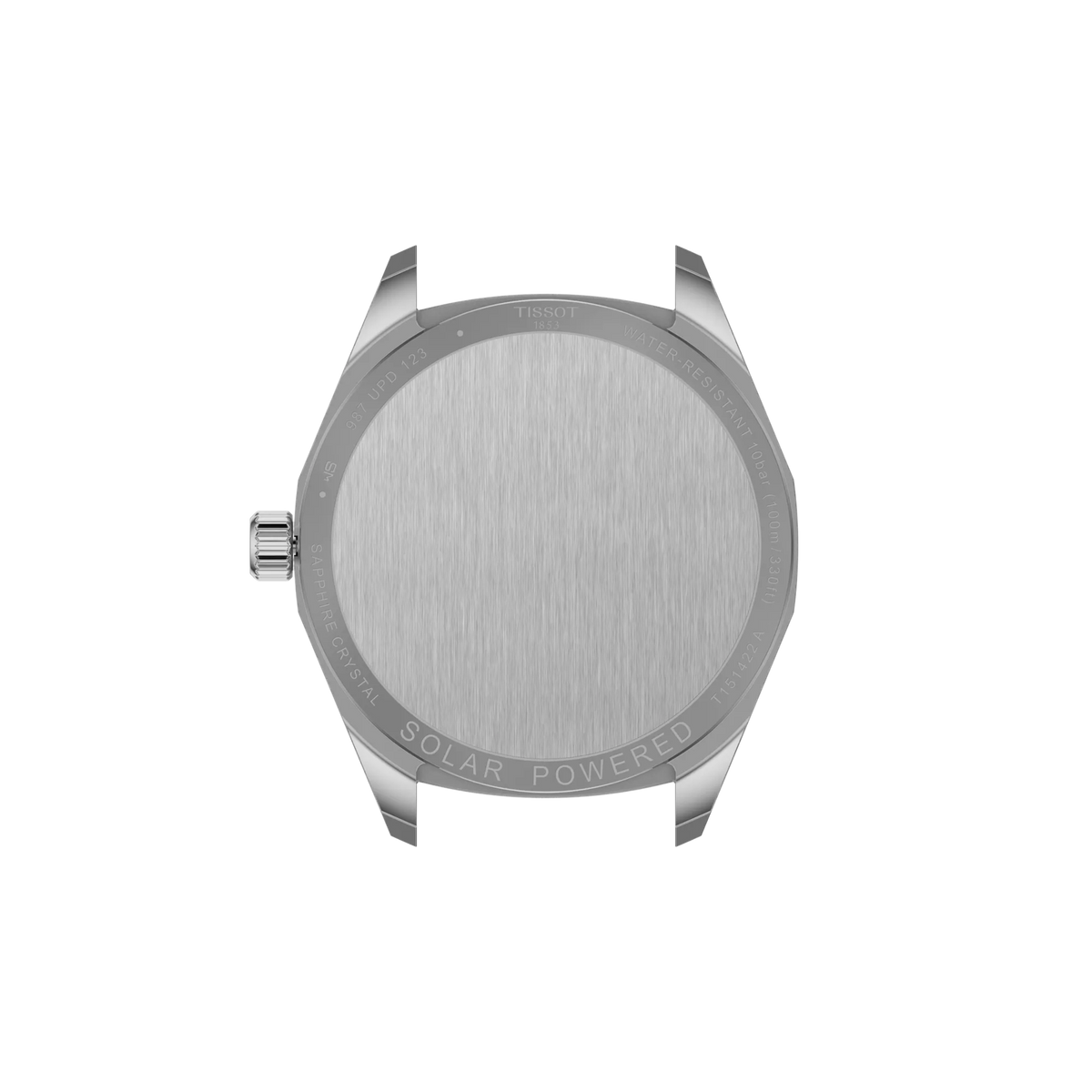 Tissot PRC 100 Solar 39mm T151.422.11.031.00 Men's Solar Quartz Watch - caseback / rear (image 3)