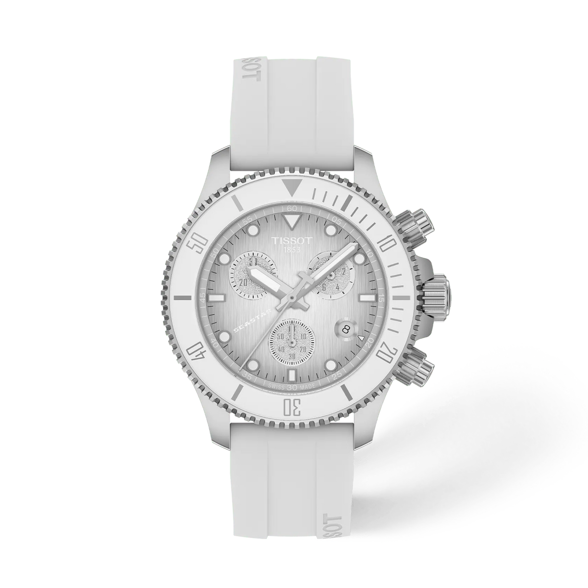 Tissot Seastar 1000 38mm T120.217.17.011.00 Unisex Quartz Chronograph Watch - front (image 1)