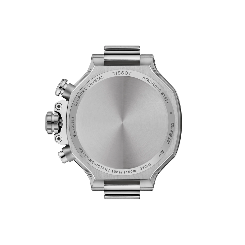 Tissot T-Race 38mm T141.817.97.111.00 Unisex Quartz Chronograph Watch - caseback