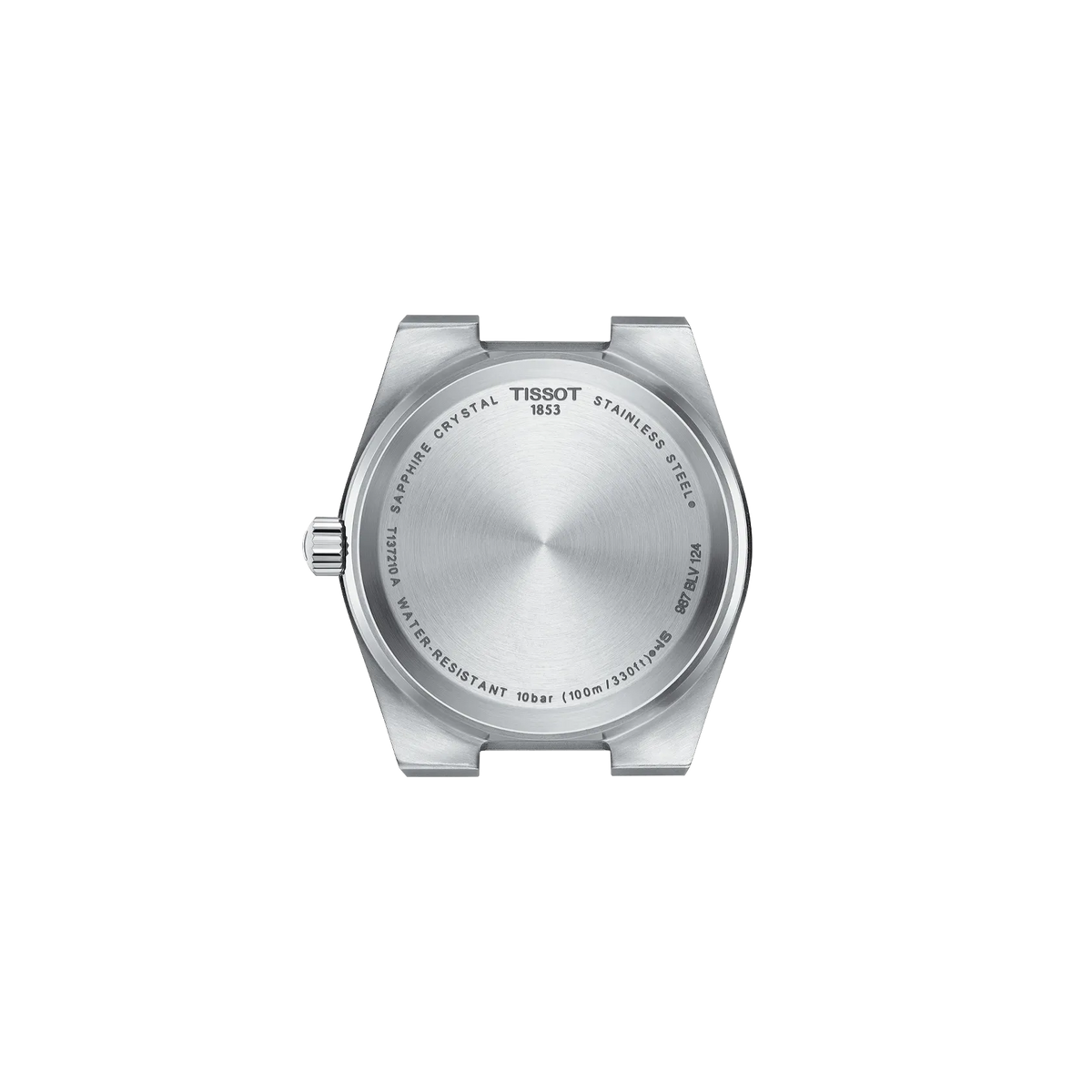 Tissot PRX 35mm T137.210.11.041.00 Unisex Quartz Watch - caseback / rear (image 3)