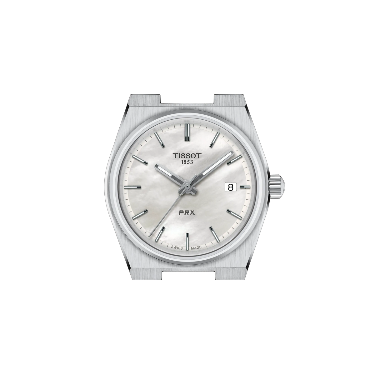 Tissot PRX 35mm T137.210.11.111.00 Women's Quartz Watch - watch head detail (image 2)