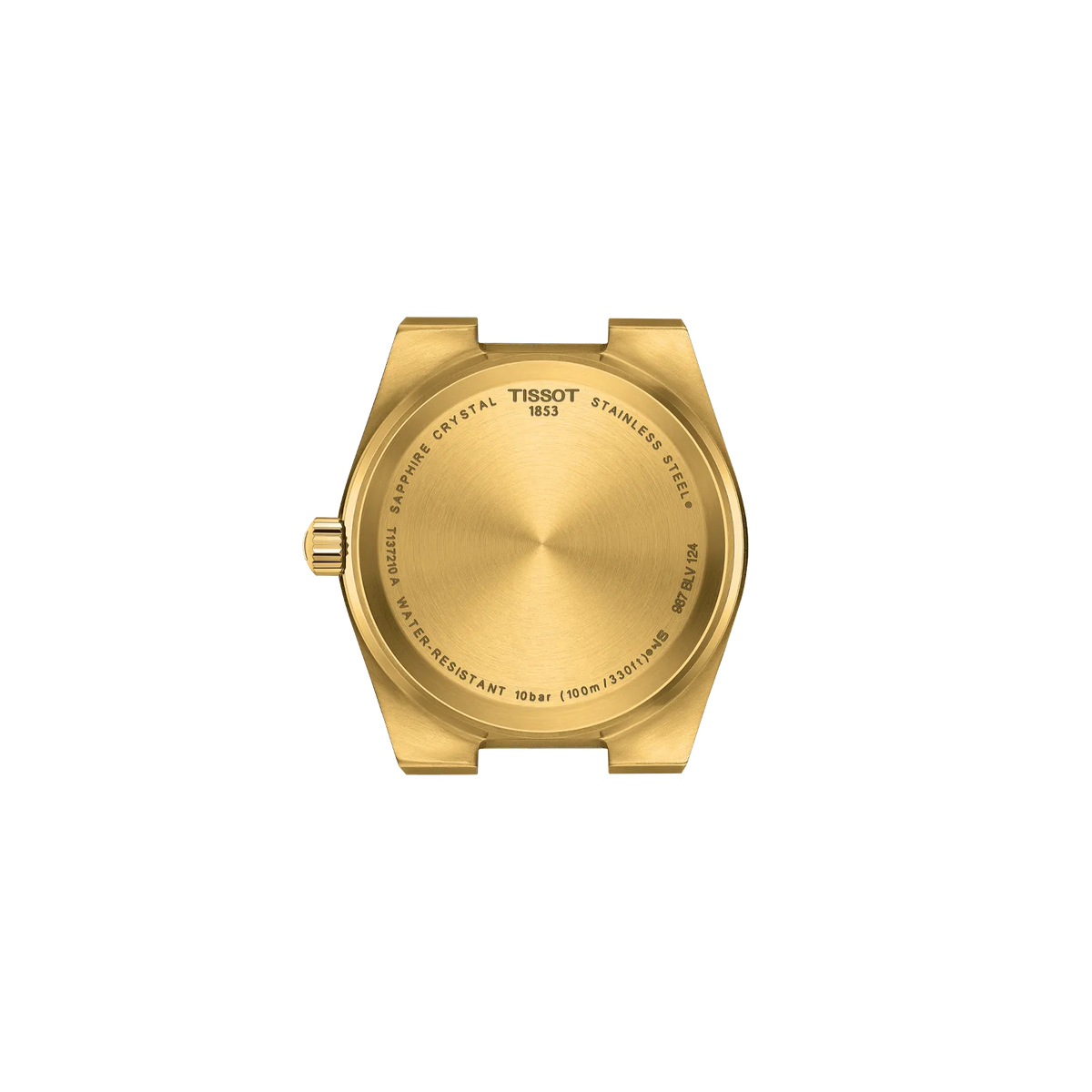 Tissot PRX 35mm T137.210.33.021.00 Unisex Quartz Watch - caseback / rear (image 3)