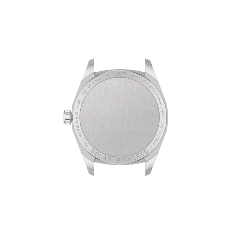Tissot PRC 100 Solar 34mm T151.822.11.041.00 Women's Solar Quartz Watch - caseback