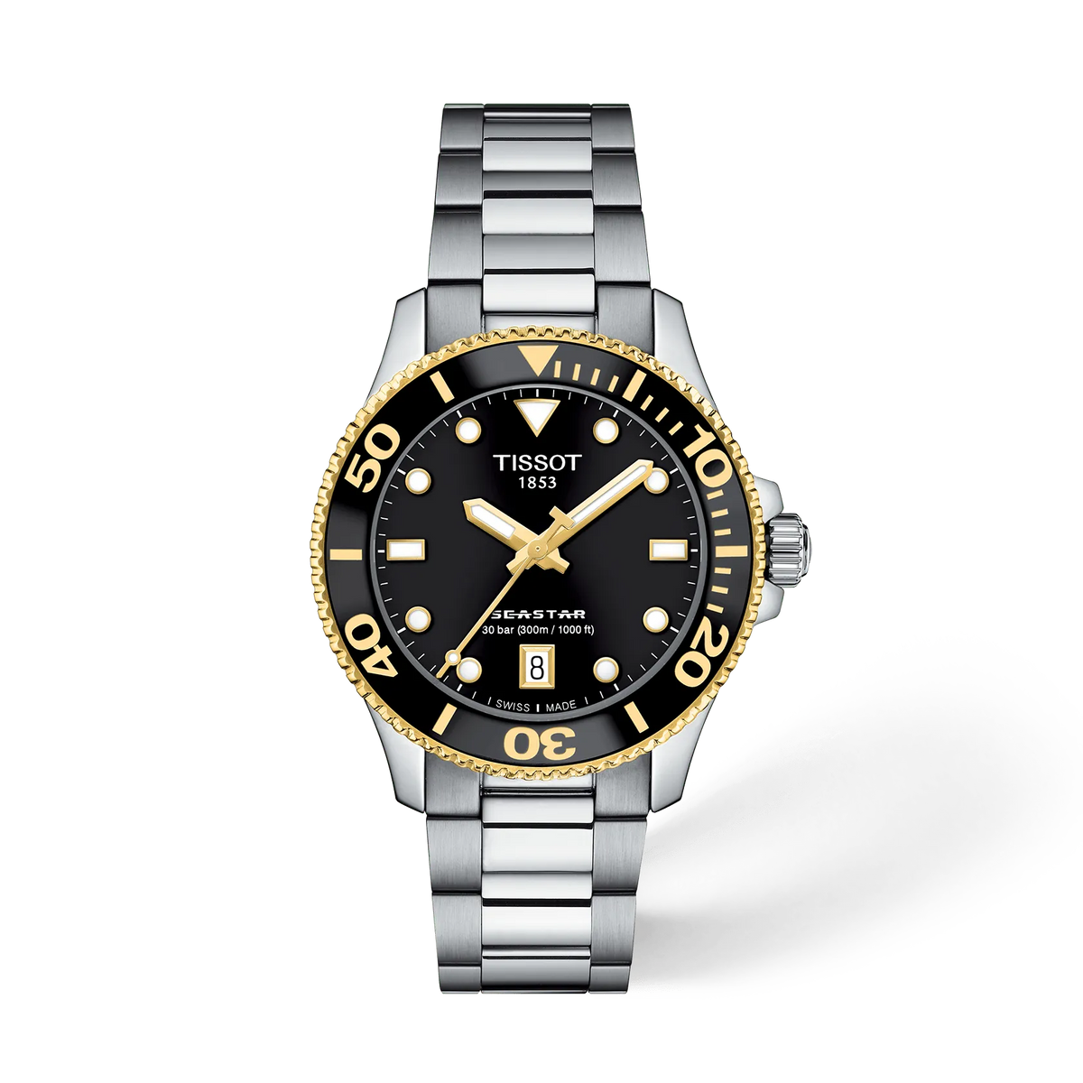 Tissot Seastar 1000 36mm T120.210.21.051.00 Unisex Quartz Watch - front (image 1)