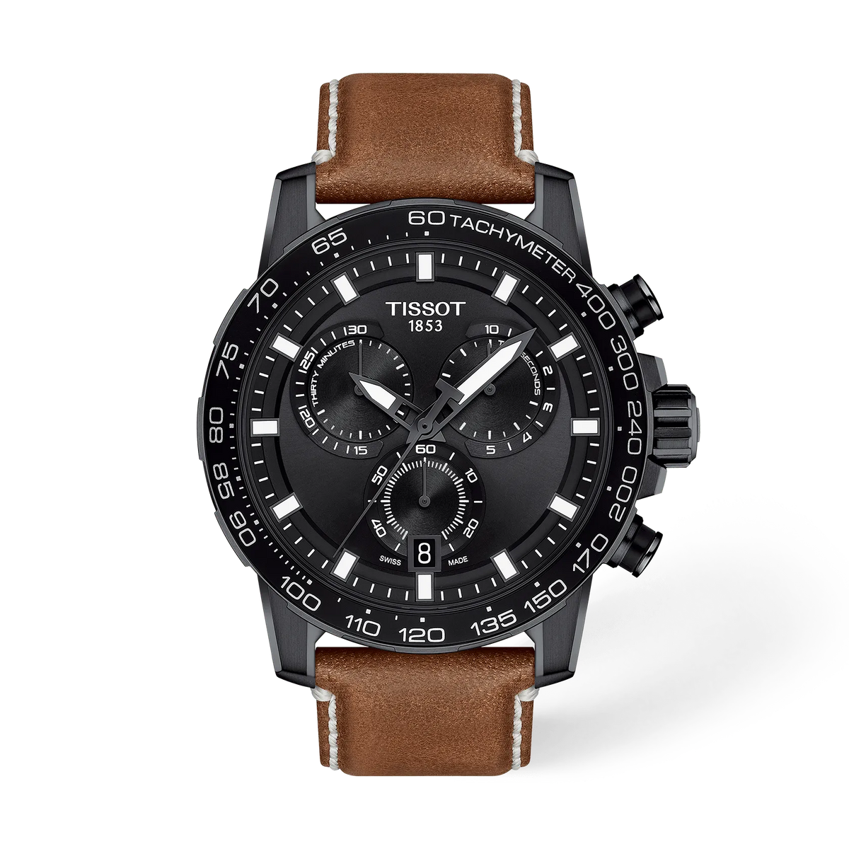 Tissot Supersport Chrono 45.5mm T125.617.36.051.01 Men's Quartz Chronograph Watch - front (image 1)