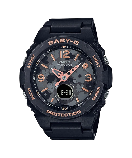 Casio Baby-G BGA-260FL-1ADR Analog-Digital Combination
