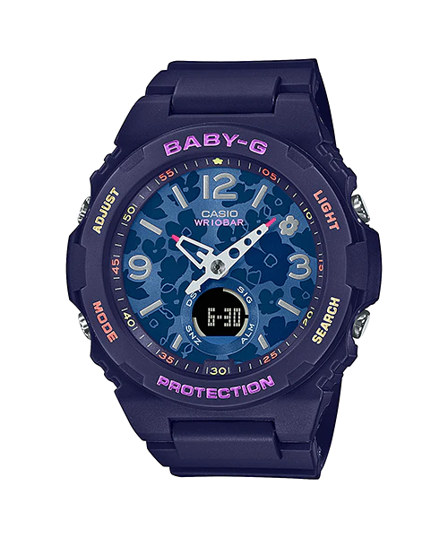 Casio Baby-G BGA-260FL-2ADR Analog-Digital Combination