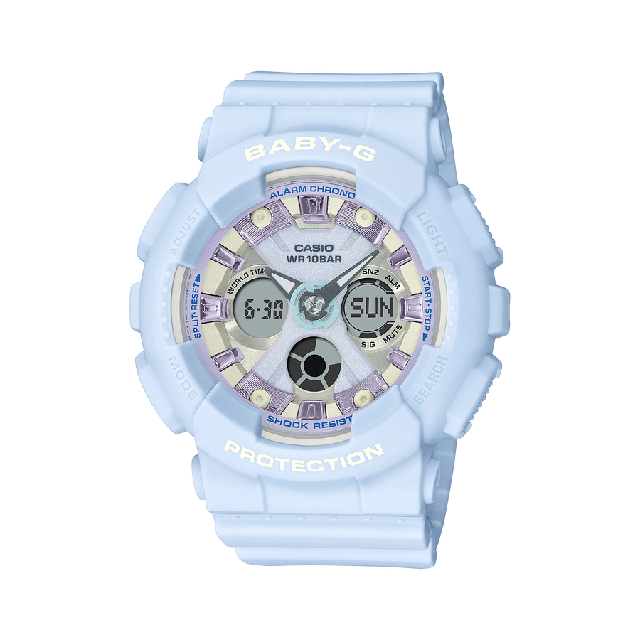 Casio Baby-G BA-130WP-2ADR Analog-Digital Combination