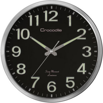 Crocodile CWL8703BBLKST1 Wall Clock