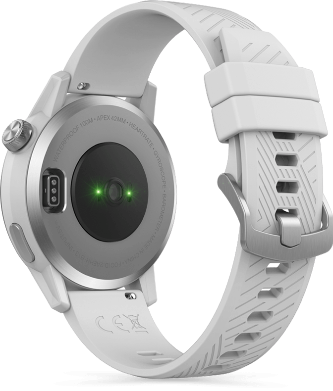 Coros Apex White 42mm Premium Multisport GPS Watch
