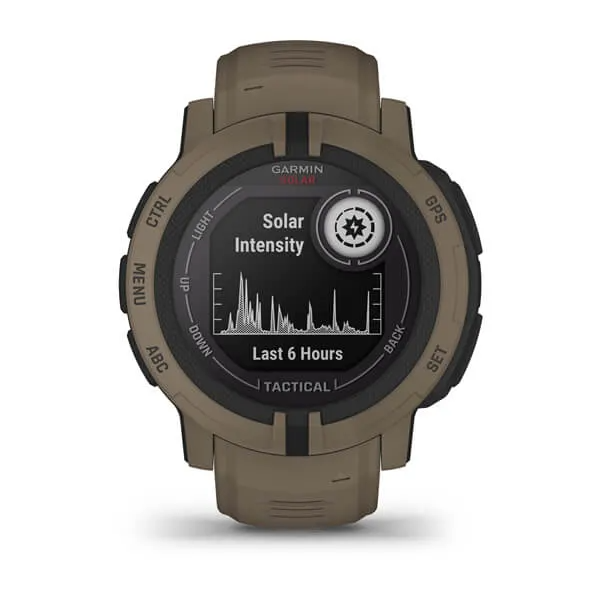 Garmin Instinct 2 Solar Tactical Edition 010-02627-64 - Rugged GPS for Hiking Series - 2 Years Warranty [FREE GIFT]