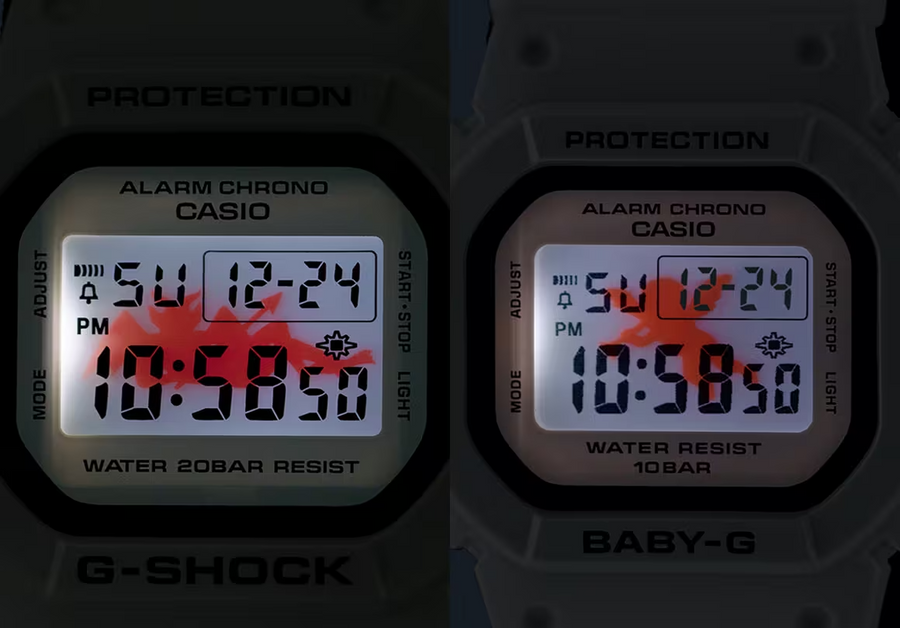 Casio G-Shock LOV-23A-7DR Seasonal Pair Collection 2023 Couple Set Digital