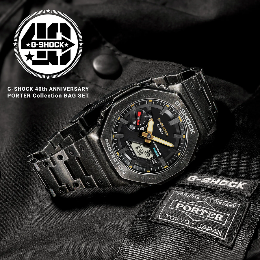 Casio G-Shock GM-B2100VF-1ADR 40th Anniversary LIMITED EDITION | Porter Collection Analog Digital Combination