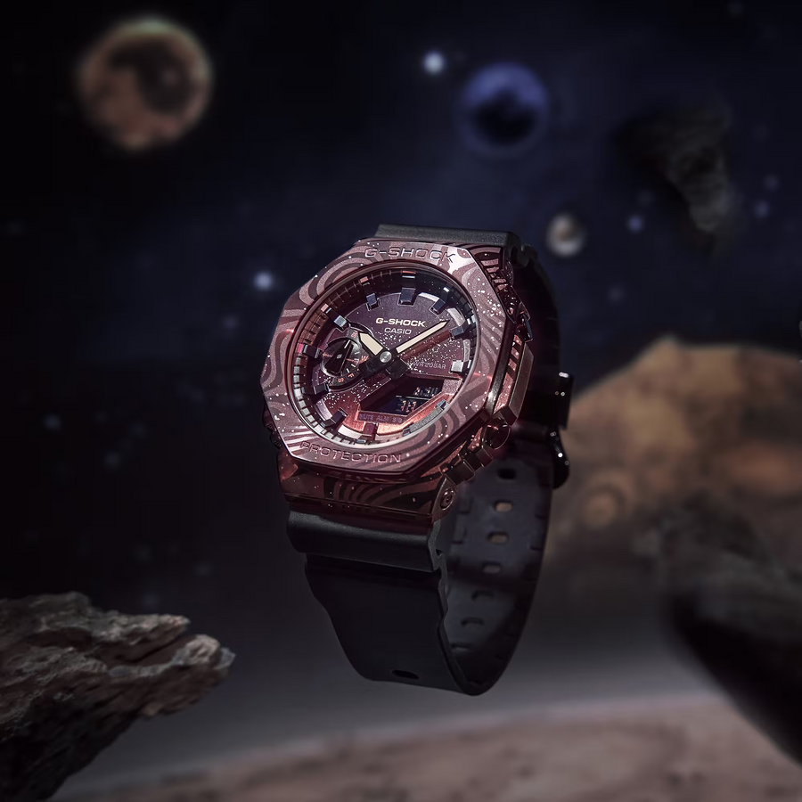 Casio G-Shock GM-2100MWG-1ADR Milky Way Analog-Digital Combination