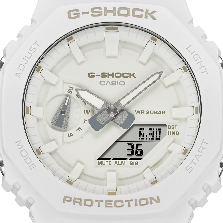 Casio G-Shock GA-2100-7A7DR Analog-Digital Combination