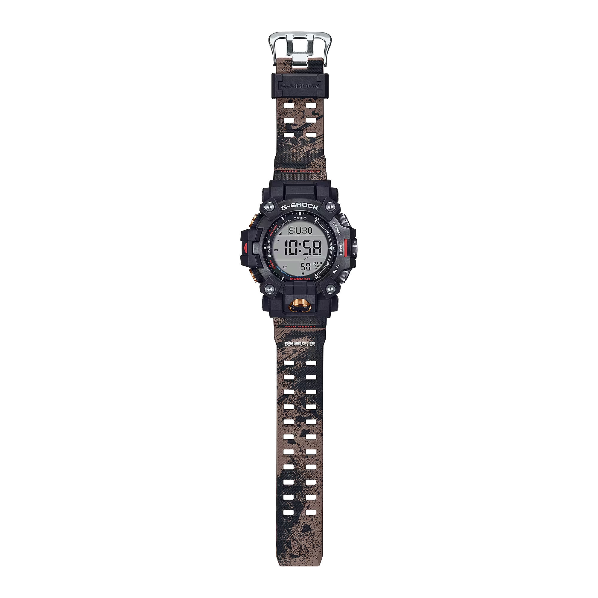 Casio G-Shock GW-9500TLC-1DR Master of G-Land Mudman TEAM LAND CRUISER TOYOTA AUTO BODY Collaboration Model Digital