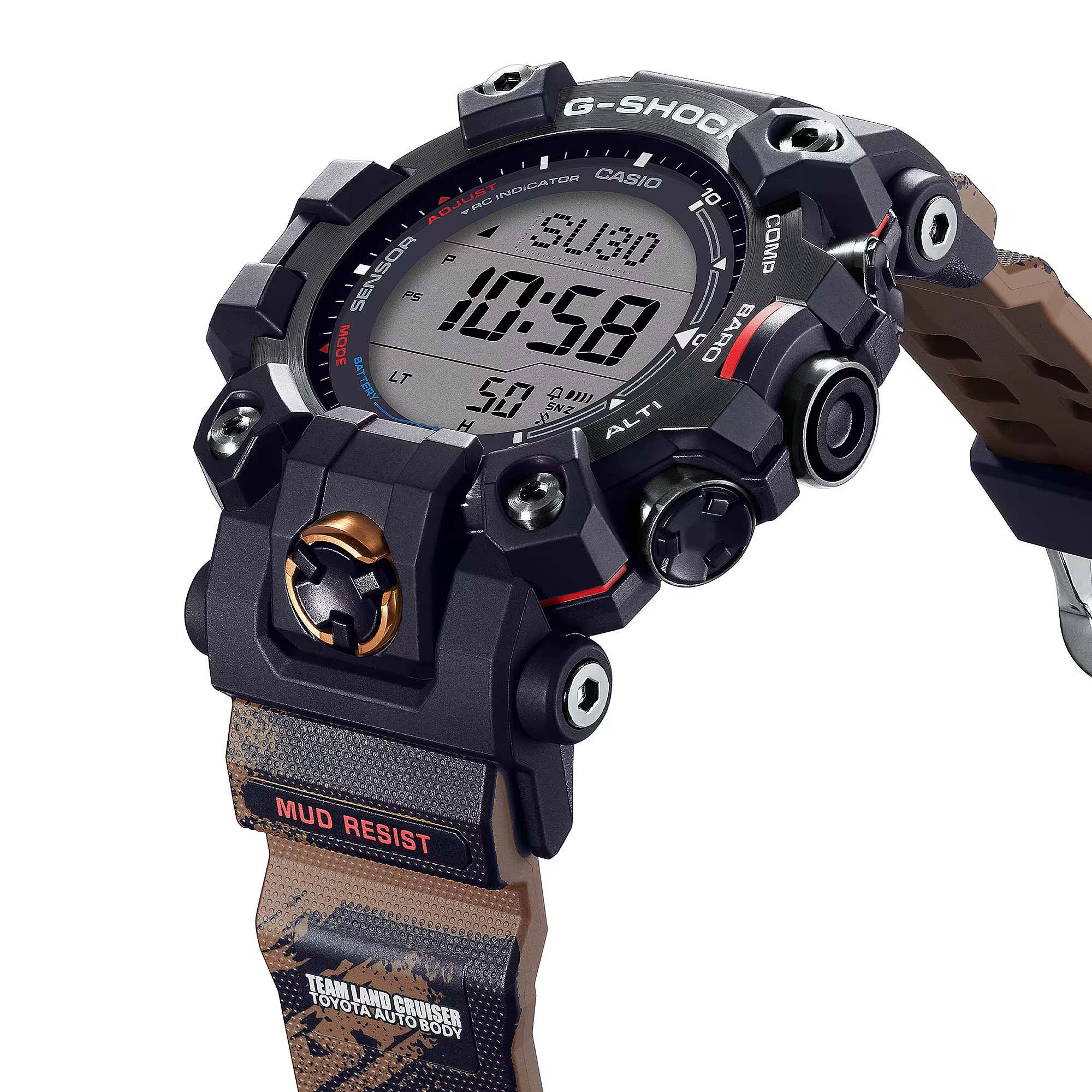Casio G-Shock GW-9500TLC-1DR Master of G-Land Mudman TEAM LAND CRUISER TOYOTA AUTO BODY Collaboration Model Digital