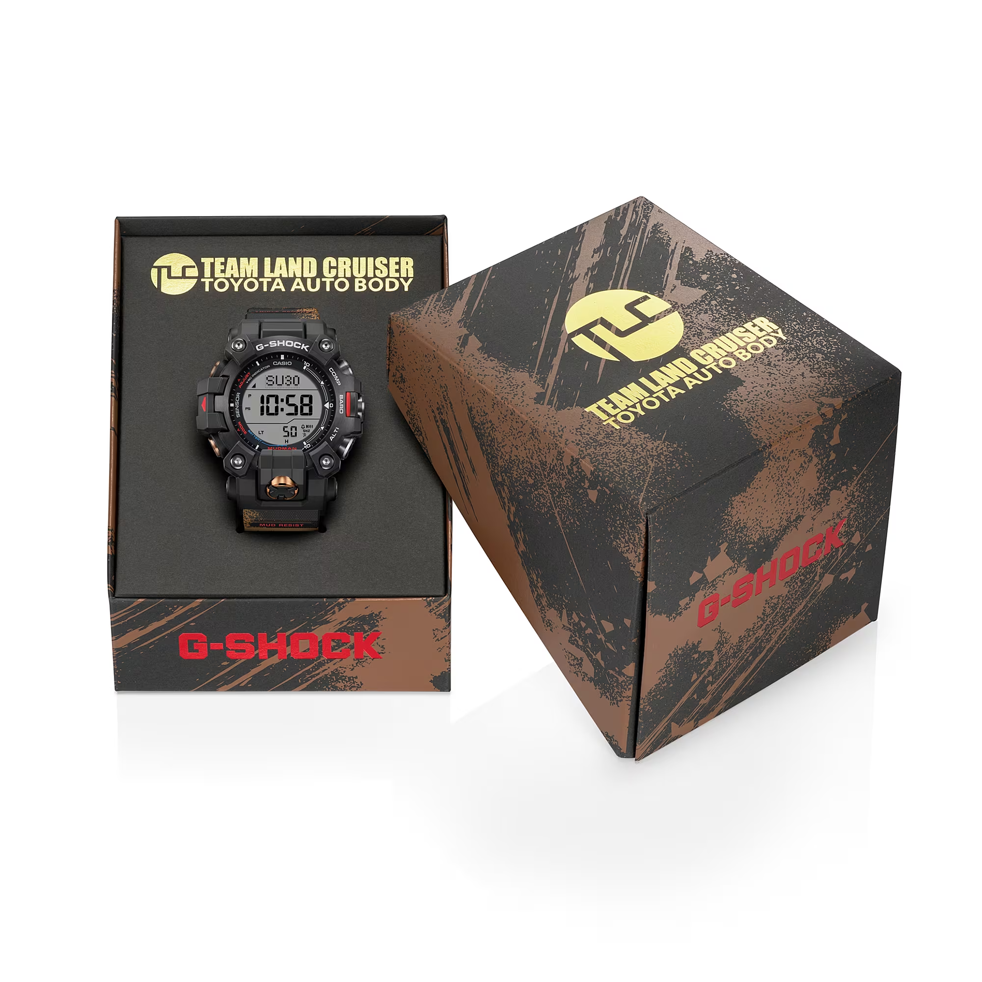 Casio G-Shock GW-9500TLC-1DR Master of G-Land Mudman TEAM LAND CRUISER TOYOTA AUTO BODY Collaboration Model Digital