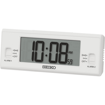 Seiko QHL093W Desk & Table Digital Alarm Clock