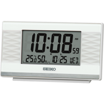 Seiko QHL094W Desk & Table Digital Alarm Clock
