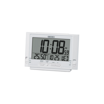 Seiko QHL095W Desk & Table Digital Alarm Clock