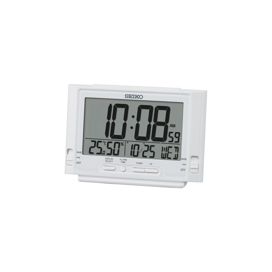 Seiko QHL095W Desk & Table Digital Alarm Clock
