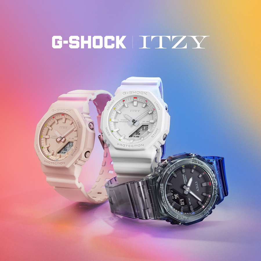 Casio G-Shock GMA-P2100IT-4ADR ITZY Collaboration Models Analog-Digital Combination