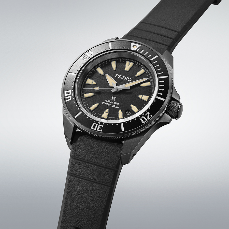 Seiko Prospex SRPL15K1 4R All-Black Diver's Watch Automatic