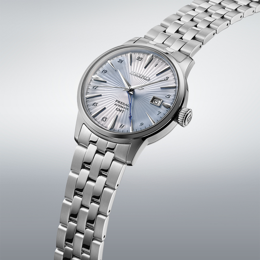 Seiko Presage SSK037J1 ‘Skydiving’ Cocktail Time GMT Automatic