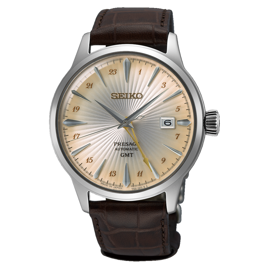 Seiko Presage SSK041J1 ‘Acacia’ Cocktail Time GMT Automatic